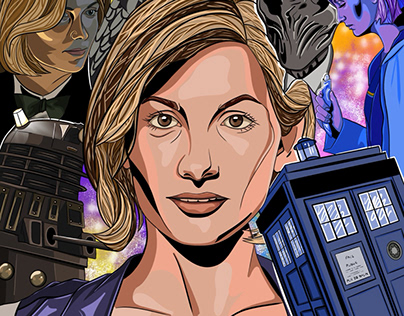 Doctor Who Digital art