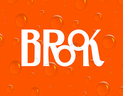 BROOK Sparkling Water Company - Logo Design (Practice)