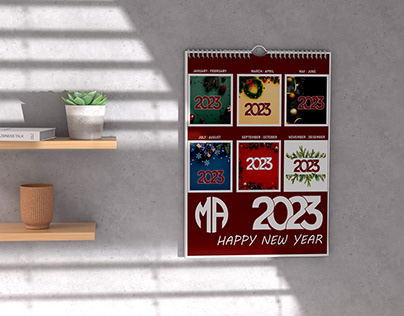 Wall Calendar Design 2023