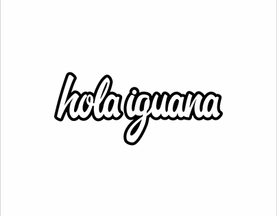 Logo Concept for "Hola Iguana"!!