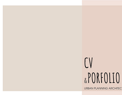 CV and Porfolio