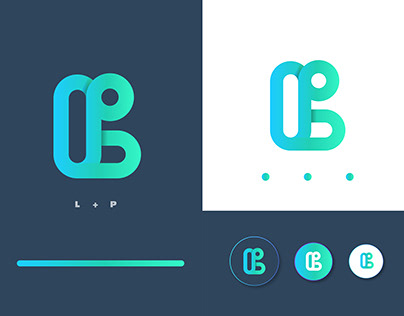 LP Logo. Modern Logo Design, Letter Logo