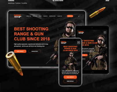 Landing Page - Shooter Club
