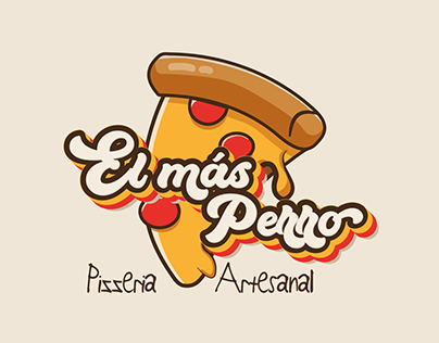 Diseño de logotipo pizzería