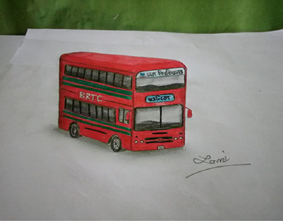 DU-Khanika double Decker Bus (3D Art)