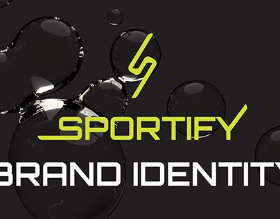 Sportify - Fitnes studio or GYM logo, identity