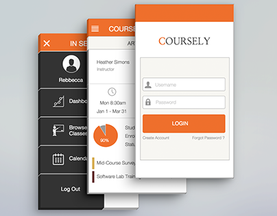 Course Management Application - Mobile Prototype