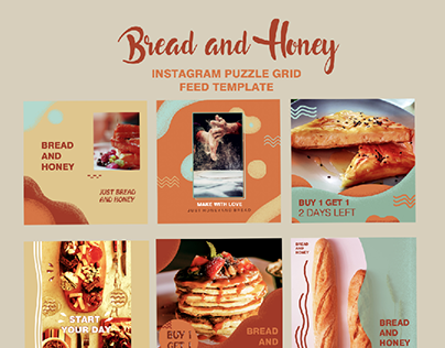bread and honey instagram template