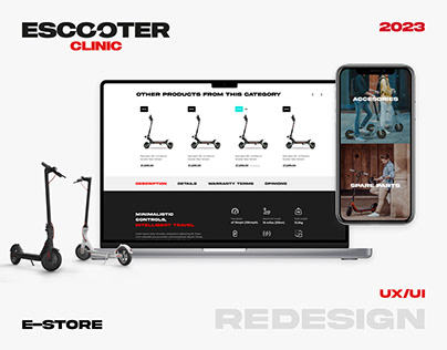 ESCOOTER CLINIC | REDESIGN E-COMMERCE