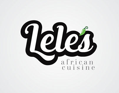 Lele's African Cuisine Logo Development