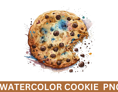 Watercolor cookie Png Clipart