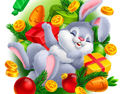 Project thumbnail - Fluffle | Set of bunny illustrations