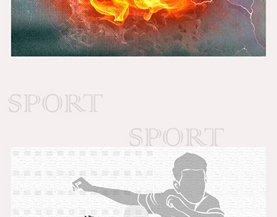 Sport poster desing