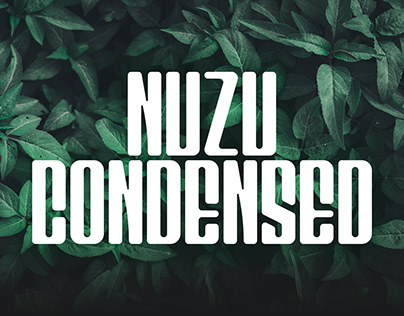 Project thumbnail - Nuzu Condensed | Free Font