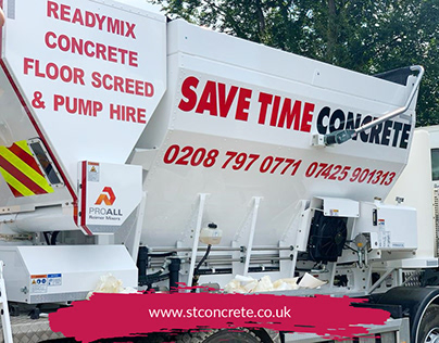 Mix On Site Screed in London - ST Concrete