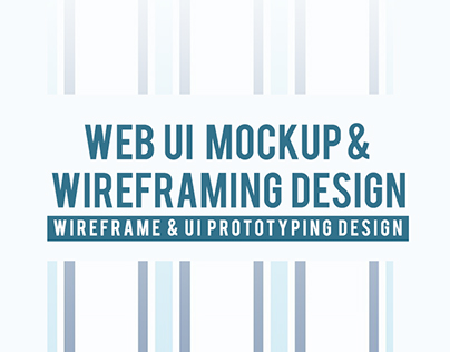 WEB UI Mockup & Wireframing Design