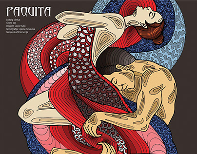 Paquita & Bolero_ballet poster