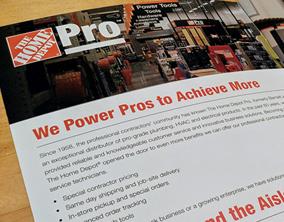 The Home Depot Pro Brochure