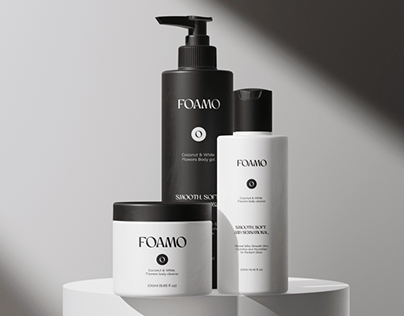 Foamo Brand identity and packaging design