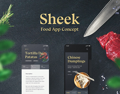 Sheek Food App Concept