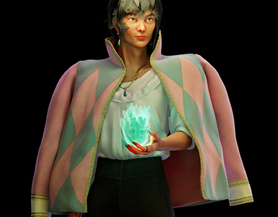 3D Character Modeling Of Howl From Howl's Moving Castel