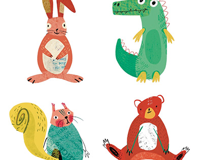 animal illustration for children's book