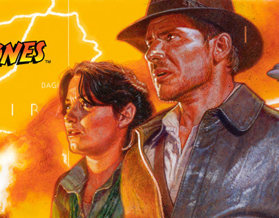 INDIANA JONES AND THE RAIDERS OF THE LOST ARK ART PRINT