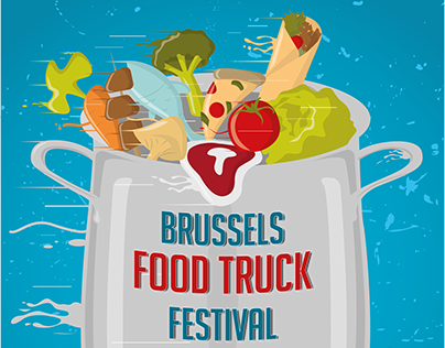 "Brussels Food Truck Festival" Poster