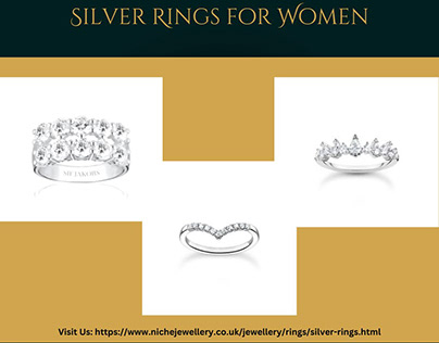 Buy silver rings for women Online from Niche Jewellery