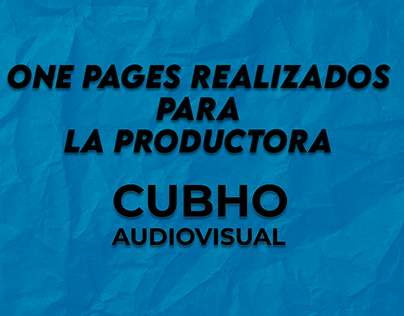 One Pages Cubho Audiovisual