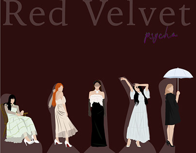 Vector Art: Red Velvet "psycho"
