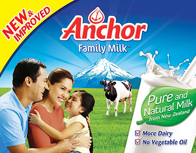 Anchor Family Milk Pure and Fresh Milk POSM (2014)