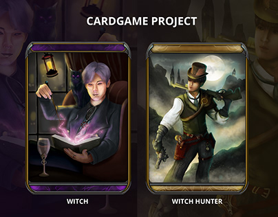 WITCH & WITCH HUNTER CARDGAME PROJECT