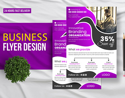 Creative Business Flyer design templet for your Bran