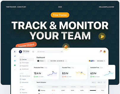 Project thumbnail - Track & Monitor your Global Team