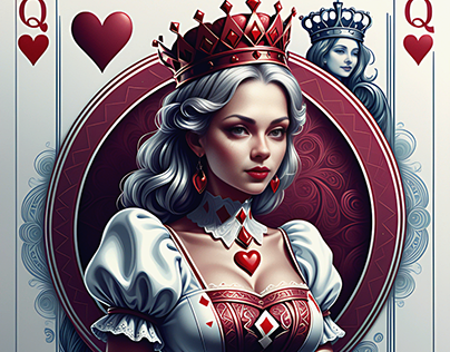 Queen if Hearts Playing Card | Oct 2023