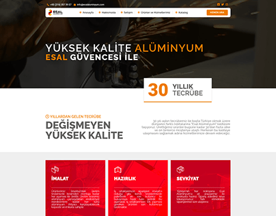 Esal Alüminyum Website