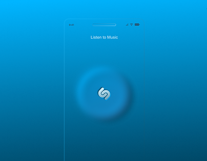 Redesign Shazam. Music App Design