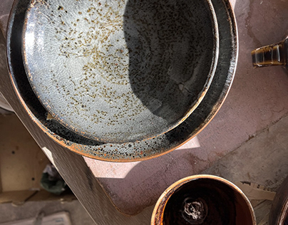 glazed & fired pots