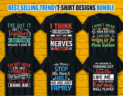 Best Selling Trendy T-Shirt Designs For Merch By Amazon