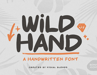 Wild Hand- Handwritten Font