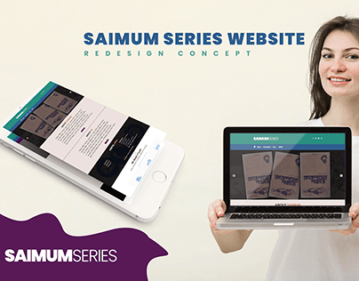 Saimum Series website redesign concept