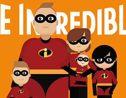 The Incredibles - Flat Design