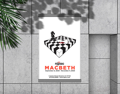 Macbeth Play Poster Design