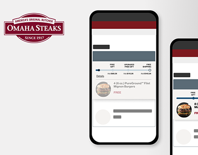 Omaha Steaks | Progress Tracker Enhancement
