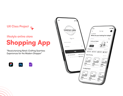 Shopping App Mini UX Case Study (UX Class Project)