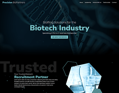 BioTech Company - Web Design