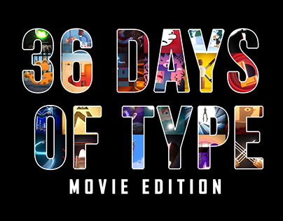 36 Days of Type 2021: Movie Edition