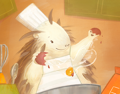 Chef Porcupine: Character Design and 2d Illustrations