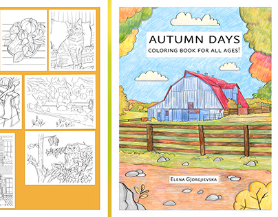 AUTUMN DAYS: COLORING BOOK FOR ALL AGES!